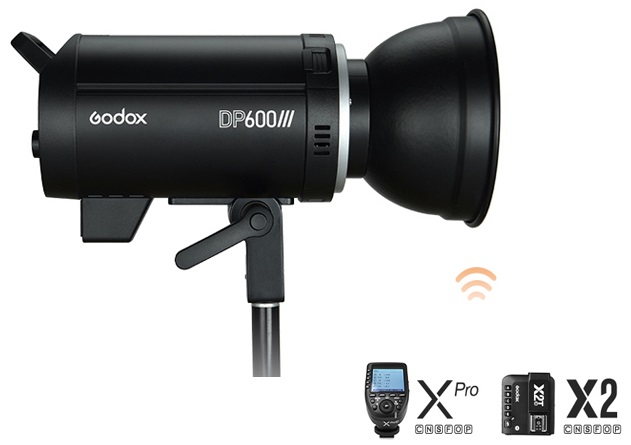 Godox DP600III điều khiển từ xa với hệ thống không dây Godox 2.4GHz